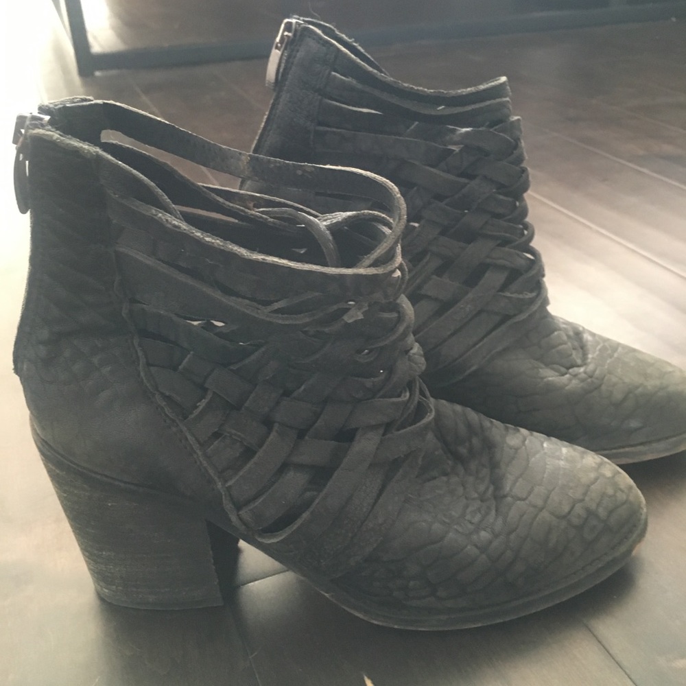 Free People Black Booties